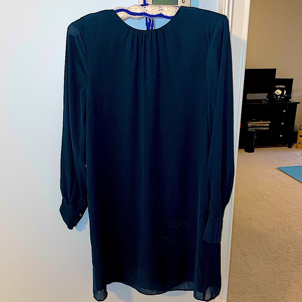 Casual/work dress, h&m size 4 never worn, dark green/blue